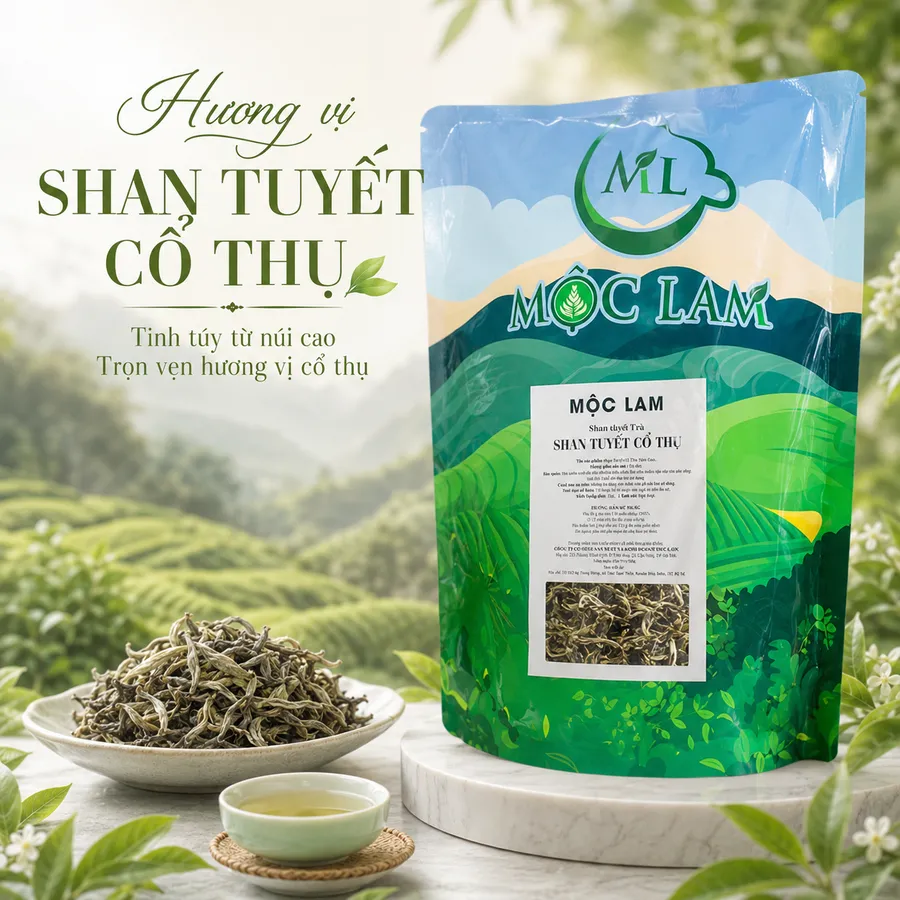 Trà shan tuyết Mộc Lam